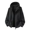 Estilo Casal Jaqueta Softshell para Exterior Masculina e Feminina Jaqueta Corta-Vento Forrada com Fleece Espessada Leve para Viagem Roupa Externa Quente Espessada para Aquecimento