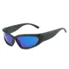 Gafas de Sol Futuristas Cyberpunk para Hombre, Chicas Calientes Y2K Europeas y Americanas, Estilo Urbano Súper Genial, Protección Solar, Gafas de Sol Graduadas para Mujer