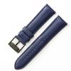 Correa de piel de vaca fósil para hombre negra FS4735 FS4812 ME3052 3054 22mm liberación rápida
