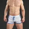 Calça de Praia Masculina para Musculação Cross-border Esportiva Fitness Casual Secagem Rápida Buraco Respirável Fina Calça de Três Partes