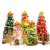 Palito torcido para árvore de Natal, Kit de artesanato DIY de Natal, novo modelo 2026, pequeno enfeite de mesa, presente decorativo