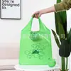 Bolsa de Armazenamento Dobrável Boneca de Pelúcia Desenho Animado Bolsa de Compras Atacado Logo Impresso Bolsa de Morango Bolsa Tote de Grande Capacidade