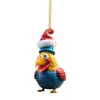 2026 Nuevos Adornos Navideños Transfronterizos Creativos Serie Animales Gallo Decoraciones para Árbol de Navidad Adornos Colgantes Acrílicos