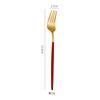 Juego de Cubiertos Estilo Occidental de Acero Inoxidable 304 para Uso Doméstico, Alto Valor Estético, Cuchillo para Bistec, Tenedor y Cuchara Estilo Ins, Juego de Tres Piezas en Caja de Regalo