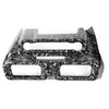 Adecuado para Ford 24 Mustang Consola Central Modificada Panel de Ventilación de Aire Decoración ABS Navegación Fibra de Carbono
