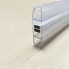 Tira Magnética de Pantalla de PVC de 180 Grados de Fábrica, Una Tira de Sellado Fija y Otra Móvil, Tira Magnética para Puerta de Vidrio de Ducha