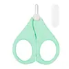 Cortauñas de Acero Inoxidable para Bebé, Tijeras para Niños, Tijeras Lindas con Cubierta Antipolvo, Cortauñas para Niños Pequeños, Tijeras para Bebé Anti-pellizco