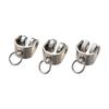 Polea para cortina accesorios para riel de cortina riel de PVC rueda con rodamiento polea para cortina plegable rueda I venta directa de fábrica