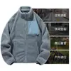 Jaqueta de Lã Masculina Outono e Inverno Marca da Moda Masculina Outdoor Casual Forrada de Lã Quente Casal Algodão Agasalho Jaqueta Masculina Top