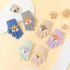 Guantes de Invierno para Niños y Niñas, de Cinco Dedos para Exteriores, de Lana Cálida para Bebé, Engrosados, con Orificio para Tareas, de Dos Dedos para Niños Pequeños