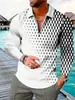 Nuevas camisetas casuales de playa para hombre transfronterizas, camisetas POLO de impresión digital para hombre más vendidas