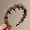 Diadema Melard pequeña estilo Chanel de copa alta para mujer, diadema elegante retro para uso diario que hace que la cara se vea más pequeña, accesorio para el cabello