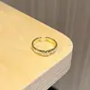 Nuevo Anillo Decorativo de Esmalte Verde Menta para Fiesta de Estudiante Femenina Estilo Nicho Vintage Elegante Anillo de Dedo Geométrico con Esmalte