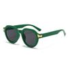 24 nuevas gafas de sol de metal, gafas de sol de moda transfronterizas para exteriores unisex