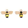 Colgante de Abeja con Goteo de Aceite de Aleación Transfronteriza Colgante de Animal Lindo DIY Colgante para Bolso Llavero Joyería Decorativa