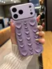 Adequado para Apple 17 Pro Max, capa de celular de tela grande sem bordas com suporte de ventosa, capa de resfriamento anti-queda para iPhone 17