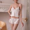 Conjunto de Lencería Sexy para Mujer con Ribete de Encaje y Diseño Transparente, Incluye Camisola y Bata de Dormir por Separado