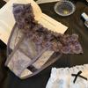 Calcinha plissada de renda Lolita Pure Desire, calcinha feminina respirável para abstinência, roupa íntima fofa para meninas, atacado