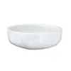 Prato de cerâmica para petiscos e sabor puro 3 polegadas 3,8 polegadas 4 polegadas prato branco para molho de soja prato para molho de hot pot louça de cerâmica para restaurante impressão l