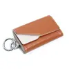 Bolsa para Llaves de Hombre de Cuero Genuino Estilo Nuevo, Tarjetero Multifuncional Creativo para Mujer, Bolsa Integrada para Guardar Llaves, Bolsa para Llaves de Colgar en la Cintura