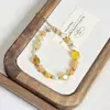 Nuevo Pulsera de Perlas de Agua Dulce con Piedra Natural Estilo Chino, Pulsera de Ágata con Cuentas Hecha a Mano de Cristal Retro, Exquisita Joyería de Mano para Mujeres
