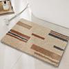 Estilo Ins Estilo Fresco Serie Imitación Cachemira Tapete de Piso Baño Absorbente Tapete para Pies Tapete para Puerta de Entrada en stock