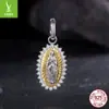 Yinziyun Original Plata de Ley S925 Chapada en Oro Joyería Accesorios Transfronterizo Corazón Abeja Pulsera DIY Cuentas