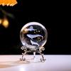 Fornecimento Direto da Fábrica Transfronteiriço de Base de Bola de Cristal Gravada em 3D Criativa Suporte de Metal Decoração Ornamento para Mesa de Estudo de Estudante