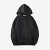 Chamarra tipo cárdigan para hombre para primavera y otoño, Sudadera con capucha casual talla extra, Chaqueta versátil con cierre, Sudadera cárdigan con capucha