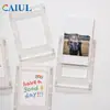 Adecuado para Porta Tarjetas Magnéticas Polaroid Mini de 3 pulgadas, Marco de Fotos de Tarjeta de Celebridad, Exhibición de Escritorio, Imán para Refrigerador, Color Transparente, Artículo Popular Transfronterizo