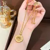 Colgante de Buda con Forma de Calabaza Incrustado de Diamantes Chapado en Oro, Candado de Paz Estilo Corte Vintage con Diamante Rojo, Colgante para Cadena de Clavícula de Mujer