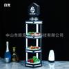 Bar LED luminoso porta-frutas giratório KTV boate porta-frutas luminoso porta-petiscos luminoso loja de fábrica vendas diretas