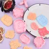 Molde para Galletas 3D Serie Día de San Valentín Realista Cortador de Estampado para Galletas DIY con Diseño de Prensa Tridimensional