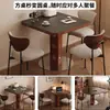 2026 Bauhaus Retro Madera Maciza Plegable Mesa de Comedor Convertible Redonda Nueva Cuadrada Retráctil Americana Redonda
