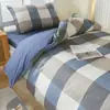 Colcha, Ropa de Cama, Juego de Seis Piezas de Ropa de Cama de Algodón Puro, Juego de Tres Piezas para Colchón de Dormitorio de Estudiante Individual, Estilo Simple para Cuatro Estaciones