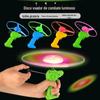 Lutando contra OVNIs de tamanho pequeno, puxar fio, OVNI com indução, Frisbee luminoso, para crianças, barraca mais vendida, brinquedos educativos, atacado