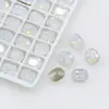 Dongzhou Cristal Nieve Proteína Arte de Uñas Diamante Brillante Blanco Proteína Huevo de Paloma Fondo Puntiagudo Diamante Dongzhou Diamante Wholesale Accesorios para Arte de Uñas