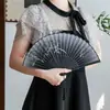 Abanico de Bambú Personalizado Estilo Antiguo, Abanico Plegable Portátil de Verano, Abanico de Danza Estilo Japonés, Abanico Antiguo Hanfu, Abanico para Mujer Estilo Japonés, Abanico Plegable Pequeño