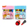 WM-2181 pluma de color sello de poste largo para niños 24 colores pluma de pintura para niños 36 colores pluma de acuarela
