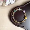 Pulsera de Citrino Amarillo Natural con Múltiples Piedras Preciosas, Cristal Amarillo Torre, Amatista para Mujer, Regalo Original de Alto Nivel para el Verano, Dopamina