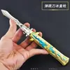 Juego Anime Rey de Hielo Arma 22cm Cuchillo de Salto Bomba Molde Aleación de Zinc Accesorios Artesanías Juguetes No Cortantes