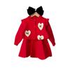 JINYONG2024 Suéter de Punto para Niñas Otoño e Invierno Nuevo Elegante de Moda Cardigan de Dos Piezas para Niñas Pequeñas
