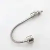 Grifo de Cocina de Acero Inoxidable 304 Grifo Universal Horizontal de una Sola Agua de Acero Inoxidable Grifo Giratorio para Fregadero Cepillado
