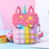 Novo Mata Ratos Saco Pioneiro Porta-moedas Princesa Silicone Transversal Adultos e Crianças Descompressão Brinquedo Fofo Bolsa de Desenho Animado