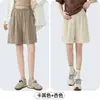 Shorts de Maternidad Jingqi Ropa de Verano 2026 Nuevo Estilo Delgado Pantalones Yamamoto Pantalones de Longitud Media para Mujeres Embarazadas Pantalones de Cinco Puntos Ropa de Maternidad para Mujer