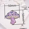 Insignia de Acrílico con Impresión en Relieve Accesorios Rosa Calavera Hongo Fresa Mariposa Forma Aretes Collar DIY