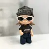 Destino de Ensueño de la Muñeca Móvil Zsiga Ropa para Muñeca BJD Conjunto de Pantalones Hip-Hop Gris y Negro y Cimitarra para Hermana Gazi