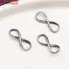 Plata de ley flor pequeña, elefante, pez, moneda, cuadrado, triángulo cuentas espaciadoras accesorios, materiales vintage desgastados DIY hechos a mano