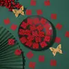 Adesivos de Personagem Dupla Felicidade Feitos à Mão, Pequenos Adereços para Fotos de Registro de Casamento, Itens de Personagem Dupla Felicidade Específicos para Casamento, Itens de Decoração e Exibição