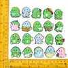 Lindo Dinosaurio Pequeño Zapato de Agujero Flor DIY Accesorios Dibujos Animados PVC Pegamento Suave Desmontable Hebilla de Zapato DIY Accesorios Decorativos
